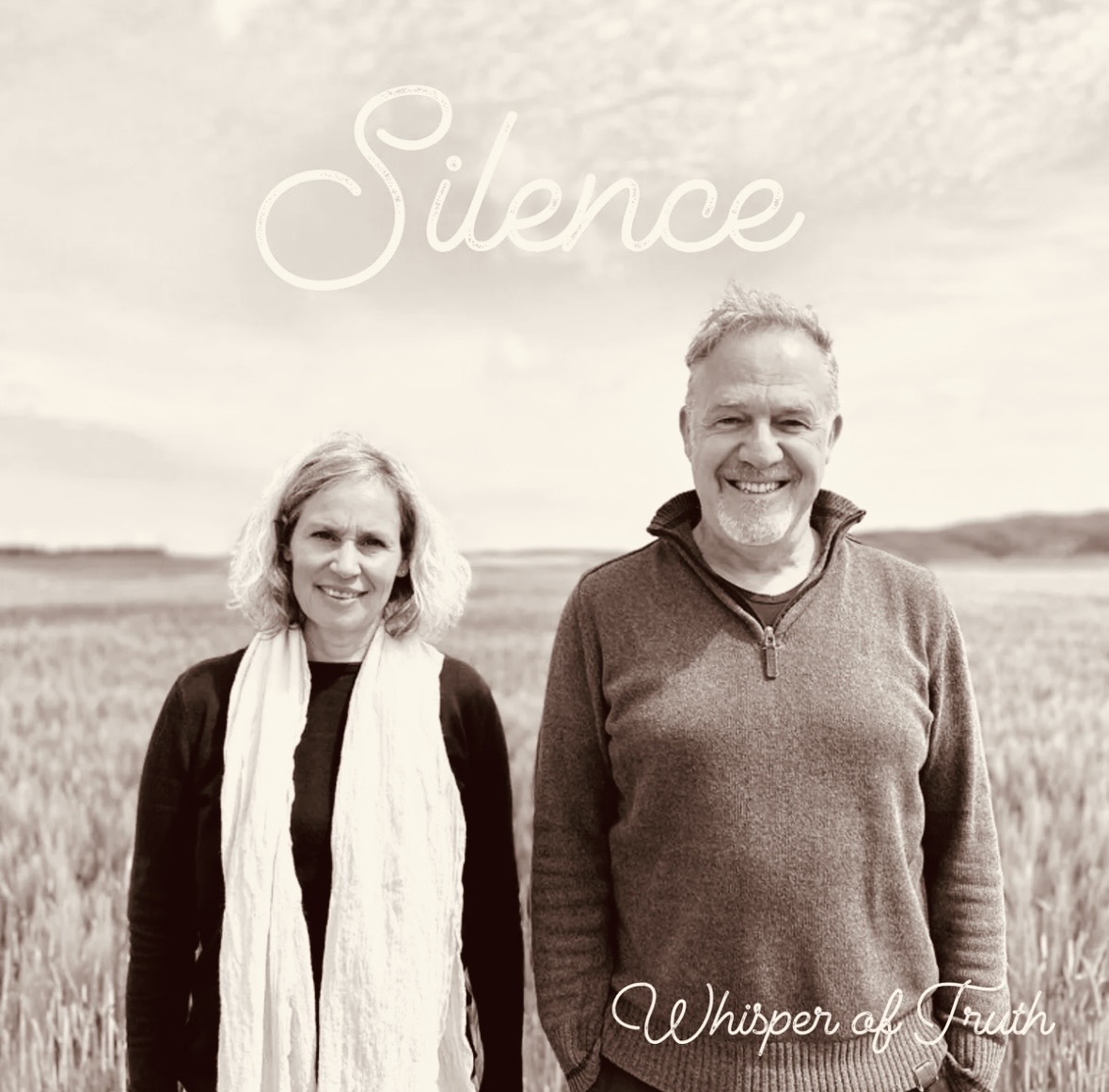 Whisper of Truth — Silence: Daniel and Britta standing in a field of wheat
